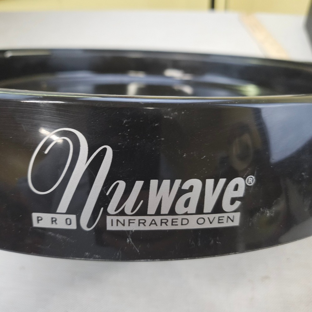 Nuwave Pro Infrared Oven Replacement Base and Liner Pan Black Large Round Part